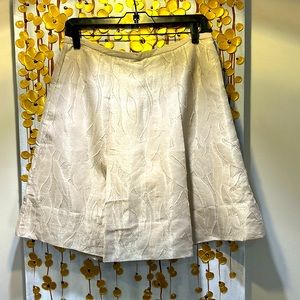 Vintage BCBG A line SILK embroidered skirt- SIZE 4